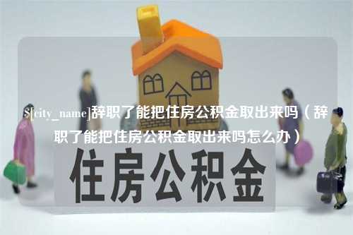 山南辞职了能把住房公积金取出来吗（辞职了能把住房公积金取出来吗怎么办）